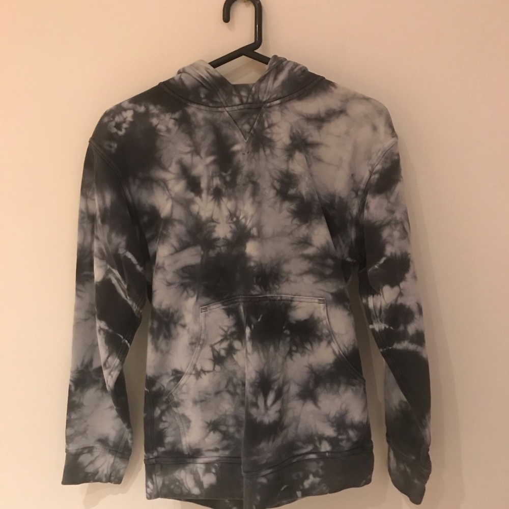 Lululemon Black and White Tie-Dye Hoodie​​​